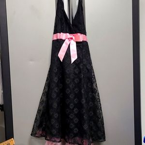 SOLD….Black lace dress